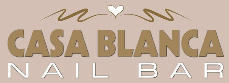 Casa Blanca Nail Bar 28269 logo 768x281