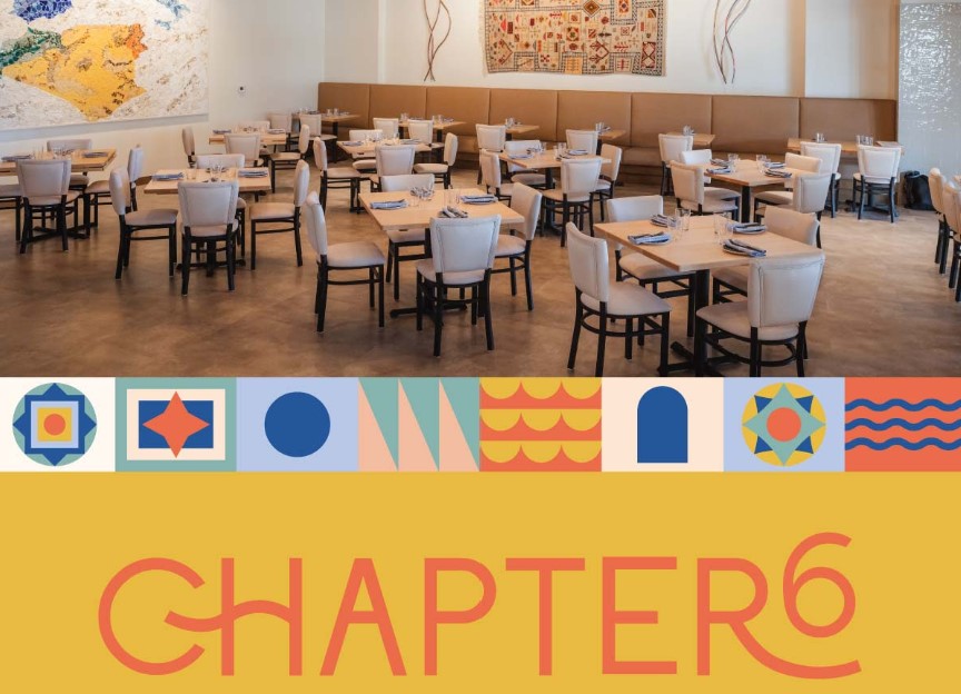 Chapter 6 Graphic showing inside of the restaurant