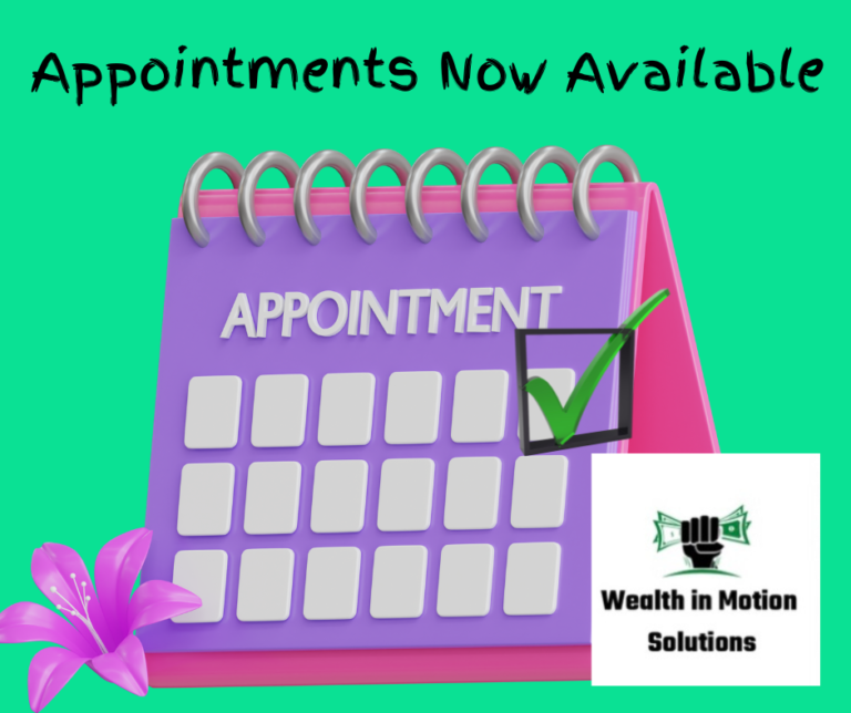 Now Accepting Appointments 768x644