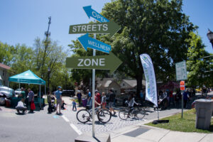 Open Streets pic showing Corridors Connect event.
