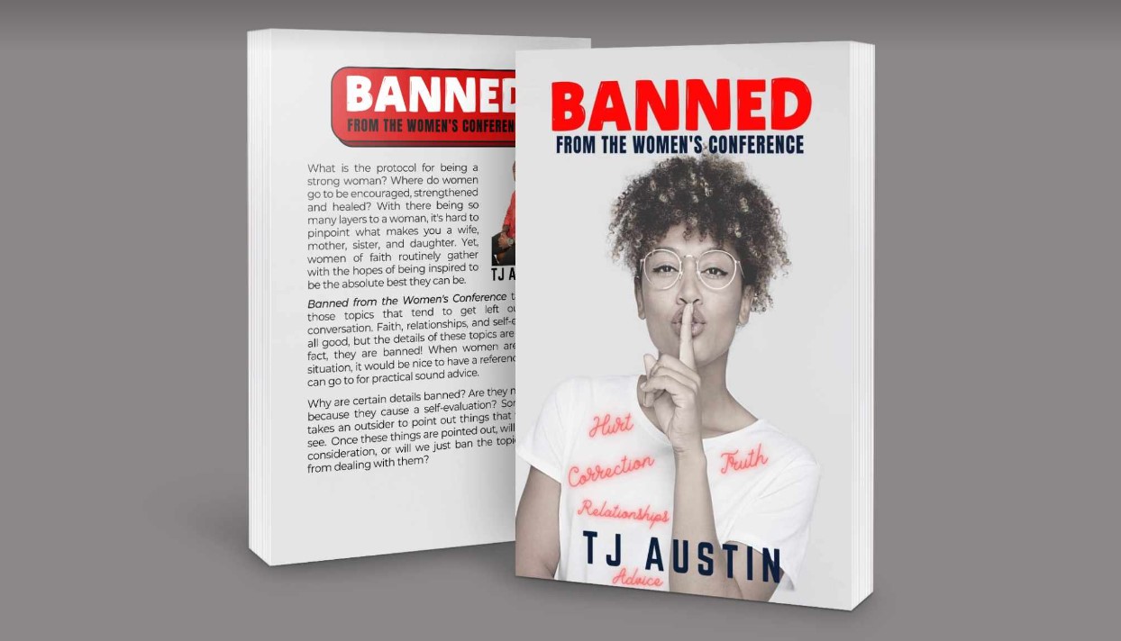 Banned book cover and graphic