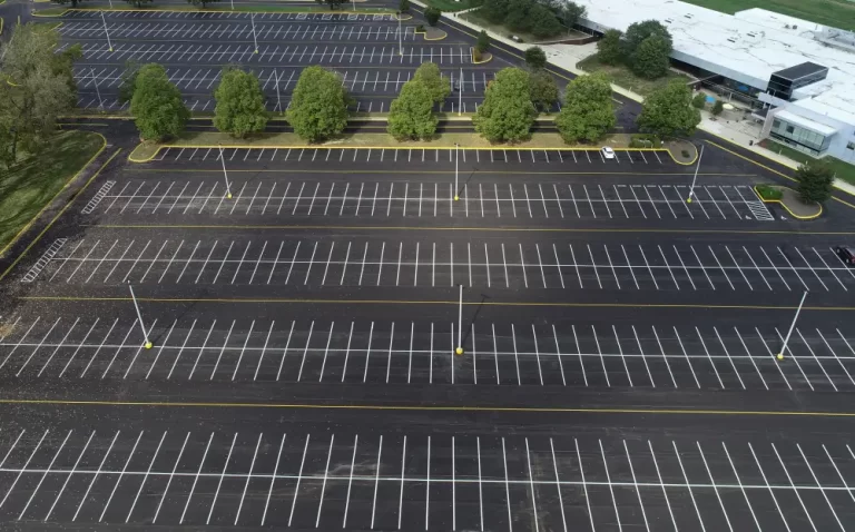 Charlotte NC Parking lot striping 768x478