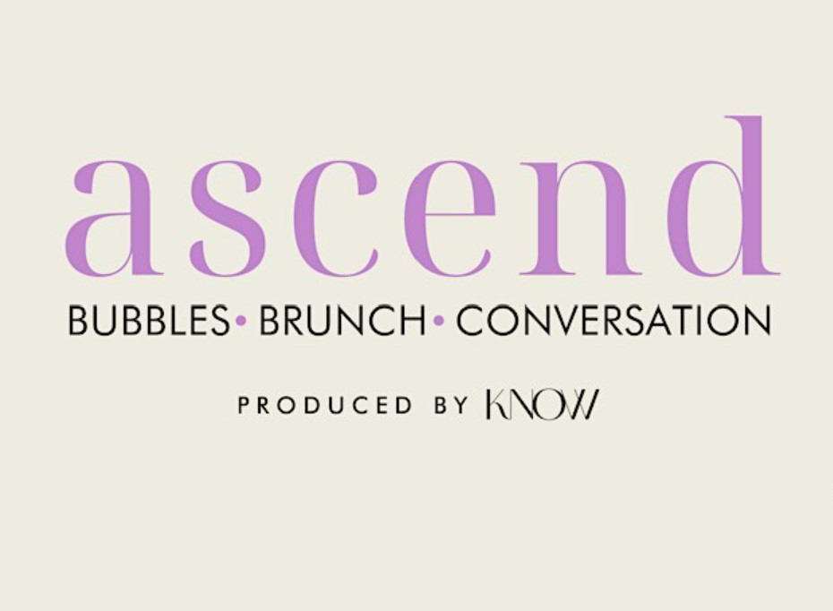 Ascend Bubbles brunch and conversation graphic
