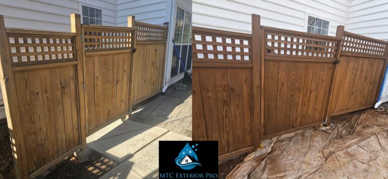 fence staining huntersville nc 768x354