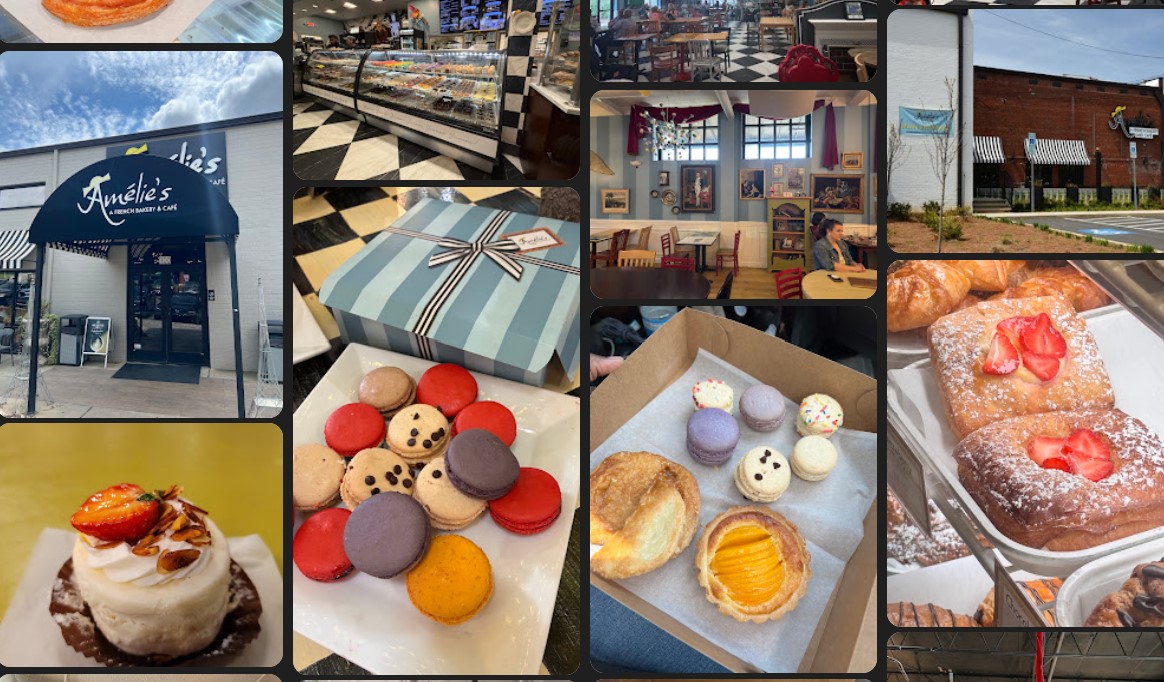 Amelie's French Bakery Charlotte — 24-hour bakery, kouign-amann, quiche, and café au lait in NoDa